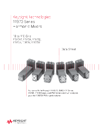 Agilent 5968-1445E 11970 Series Harmonic Mixers - Data Sheet c20140726 [6]  Agilent 5968-1445E 11970 Series Harmonic Mixers - Data Sheet c20140726 [6].pdf