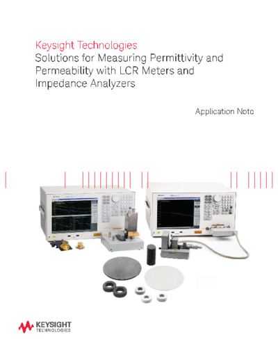 Agilent 5980-2862EN Solutions for Measuring Permittivity and Permeability w LCR Meters & Impedance Analyzers  Agilent 5980-2862EN Solutions for Measuring Permittivity and Permeability w LCR Meters & Impedance Analyzers c20140909 [25].pdf