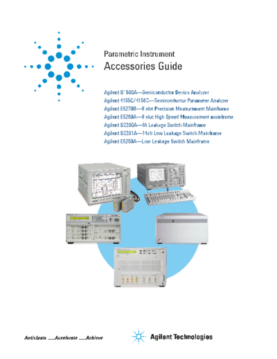 Agilent 5989-5695EN Parametric Instrument Accessories Guide c20131229 [25]  Agilent 5989-5695EN Parametric Instrument Accessories Guide c20131229 [25].pdf