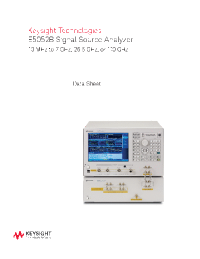 Agilent 5989-6388EN E5052B Signal Source Analyzer - Data Sheet c20140818 [21]  Agilent 5989-6388EN E5052B Signal Source Analyzer - Data Sheet c20140818 [21].pdf