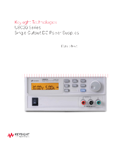 Agilent 5989-7182EN U8000 Series Single Output DC Power Supplies - Data Sheet c20141008 [8]  Agilent 5989-7182EN U8000 Series Single Output DC Power Supplies - Data Sheet c20141008 [8].pdf
