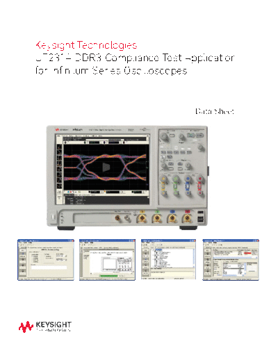 Agilent 5989-7243EN U7231A DDR3 Compliance Test Application for Infiniium Series Oscilloscopes - Data Sheet   Agilent 5989-7243EN U7231A DDR3 Compliance Test Application for Infiniium Series Oscilloscopes - Data Sheet c20140828 [14].pdf