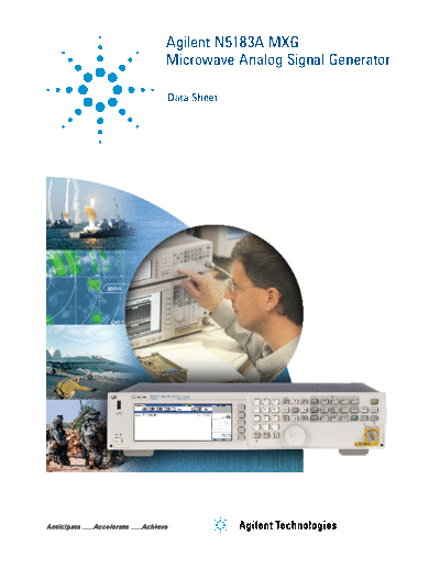 Agilent 5989-7572EN N5183A MXG Microwave Analog Signal Generator - Data Sheet c20131218 [19]  Agilent 5989-7572EN N5183A MXG Microwave Analog Signal Generator - Data Sheet c20131218 [19].pdf