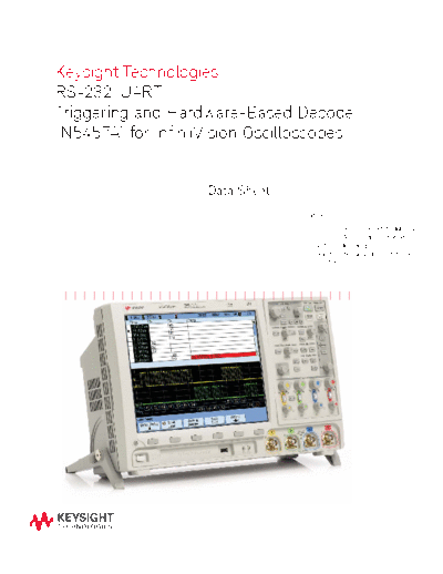 Agilent 5989-7832EN RS-232 UART Triggering and Hardware-Based Decode (N5457A) for InfiniiVision Oscilloscope  Agilent 5989-7832EN RS-232 UART Triggering and Hardware-Based Decode (N5457A) for InfiniiVision Oscilloscopes c20141028 [10].pdf