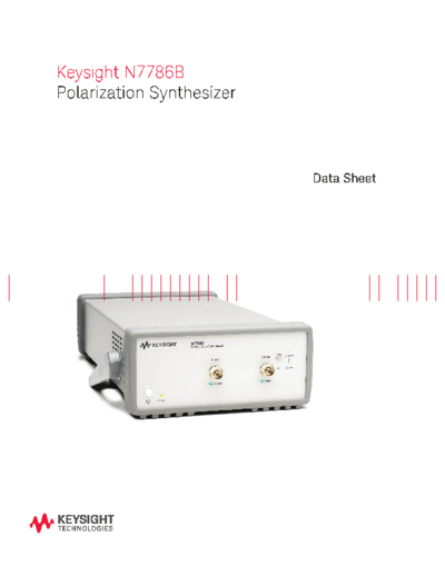 Agilent 5989-8115EN N7786B Polarization Synthesizer - Data Sheet c20140514 [7]  Agilent 5989-8115EN N7786B Polarization Synthesizer - Data Sheet c20140514 [7].pdf