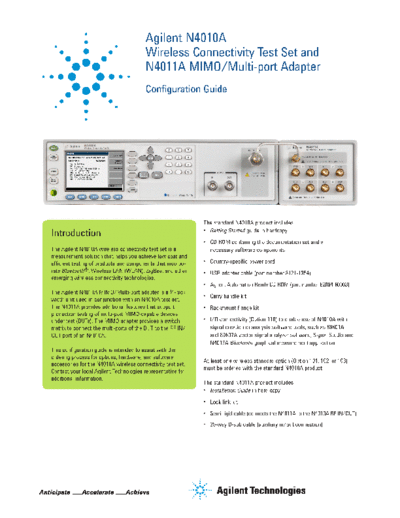 Agilent 5989-3486EN N4010A Wireless Connectivity Test Set and N4011A MIMO Multi-port Adapter - Configuration  Agilent 5989-3486EN N4010A Wireless Connectivity Test Set and N4011A MIMO Multi-port Adapter - Configuration Guide c20131126 [7].pdf