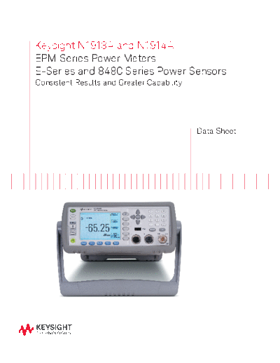 Agilent 5990-4019EN EPM Series Power Meters E-Series and 8480 Series Power Sensors - Data Sheet c20140918 [2  Agilent 5990-4019EN EPM Series Power Meters E-Series and 8480 Series Power Sensors - Data Sheet c20140918 [28].pdf