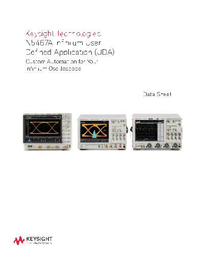 Agilent 5990-4044EN N5467A Infiniium User Defined Application (UDA) - Data Sheet c20140811 [12]  Agilent 5990-4044EN N5467A Infiniium User Defined Application (UDA) - Data Sheet c20140811 [12].pdf