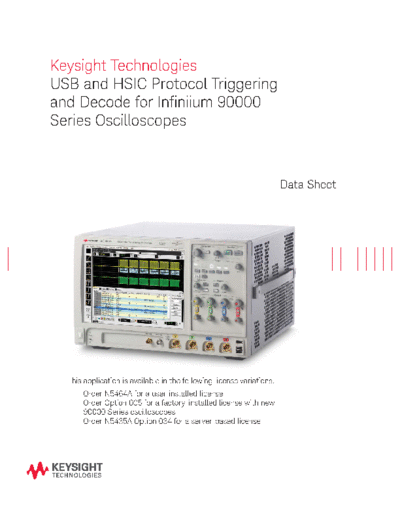 Agilent 5990-4108EN USB Protocol Triggering and Decode for Infiniium 90000 Series Oscilloscopes - Data Sheet  Agilent 5990-4108EN USB Protocol Triggering and Decode for Infiniium 90000 Series Oscilloscopes - Data Sheet c20140827 [8].pdf