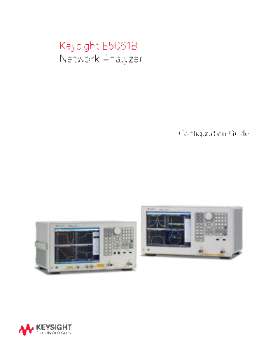 Agilent 5990-4391EN E5061B Network Analyzer - Configuration Guide c20140725 [17]  Agilent 5990-4391EN E5061B Network Analyzer - Configuration Guide c20140725 [17].pdf