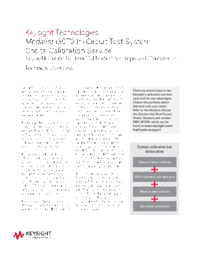 Agilent 5990-5054EN Keysight Medalist i3070 In-Circuit Test System Onsite Calibration Service c20140829 [2]  Agilent 5990-5054EN Keysight Medalist i3070 In-Circuit Test System Onsite Calibration Service c20140829 [2].pdf