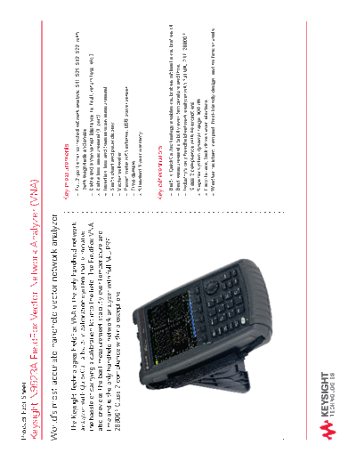 Agilent 5990-5078EN N9923A FieldFox Vector Network Analyzer (VNA) - Product Fact Sheet c20140604 [2]  Agilent 5990-5078EN N9923A FieldFox Vector Network Analyzer (VNA) - Product Fact Sheet c20140604 [2].pdf