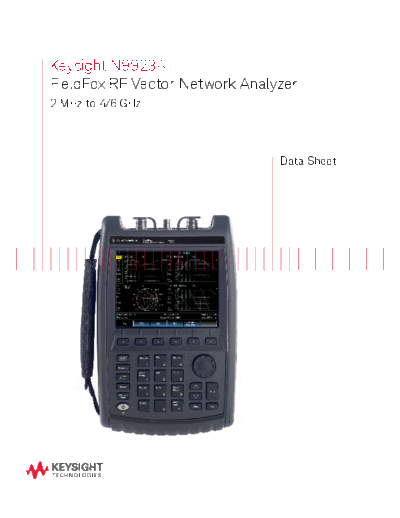 Agilent 5990-5363EN N9923A FieldFox RF Vector Network Analyzer - Data Sheet c20140730 [18]  Agilent 5990-5363EN N9923A FieldFox RF Vector Network Analyzer - Data Sheet c20140730 [18].pdf