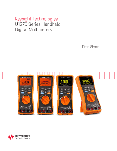 Agilent 5990-6425EN U1270 Series Handheld Digital Multimeters - Data Sheet c20140923 [22]  Agilent 5990-6425EN U1270 Series Handheld Digital Multimeters - Data Sheet c20140923 [22].pdf