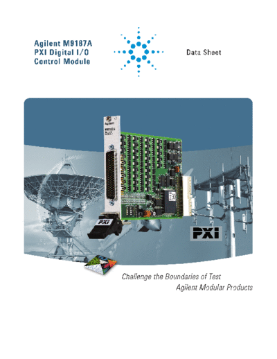 Agilent 5990-7184EN M9187A PXI Digital I O Module - Data Sheet [10]  Agilent 5990-7184EN M9187A PXI Digital I O Module - Data Sheet [10].pdf