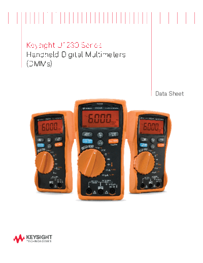 Agilent 5990-7550EN U1230 Series Handheld Digital Multimeter (DMM) - Data Sheet c20141024 [12]  Agilent 5990-7550EN U1230 Series Handheld Digital Multimeter (DMM) - Data Sheet c20141024 [12].pdf