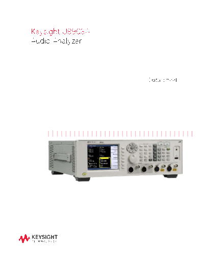 Agilent 5990-8499EN U8903A Audio Analyzer - Data Sheet c20141023 [25]  Agilent 5990-8499EN U8903A Audio Analyzer - Data Sheet c20141023 [25].pdf