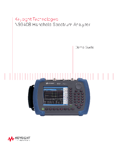 Agilent 5990-3457EN N9340B Handheld Spectrum Analyzer - Demo Guide c20140827 [33]  Agilent 5990-3457EN N9340B Handheld Spectrum Analyzer - Demo Guide c20140827 [33].pdf