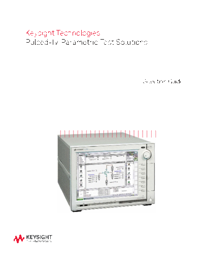 Agilent 5990-3672EN Keysight Pulsed-IV Parametric Test Solution - Selection Guide c20140829 [12]  Agilent 5990-3672EN Keysight Pulsed-IV Parametric Test Solution - Selection Guide c20140829 [12].pdf