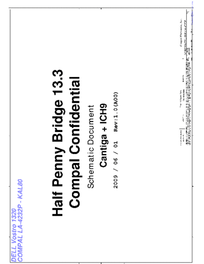 Dell DELL Vostro 1320 - COMPAL LA-4232P KAL80 - REV 1.0Sec  Dell DELL_Vostro_1320_-_COMPAL_LA-4232P_KAL80_-_REV_1.0Sec.pdf