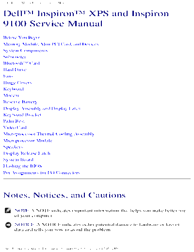 Dell inspiron 9100 inspiron xps 9100  Dell inspiron 9100 inspiron xps 9100.pdf