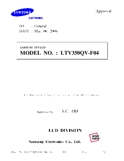 Embest LTV350QV-F04 General Approval 060306  Embest LTV350QV-F04_General Approval_060306.pdf