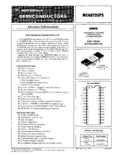 motorola 68705P5 Nov83  motorola 6805 68705P5_Nov83.pdf