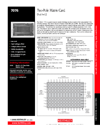 Keithley 7076 DS  Keithley 70xx 7076_DS.pdf