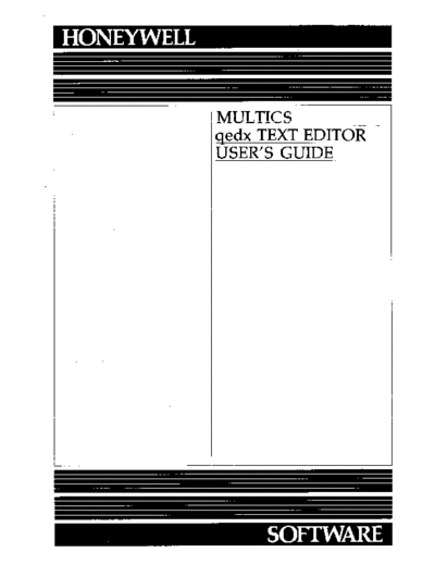 honeywell CG40-01 qedx Feb83  honeywell multics CG40-01_qedx_Feb83.pdf