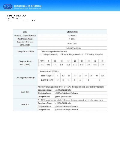 J.d [Gree] J.d [radial thru-hole] CD11V Series  . Electronic Components Datasheets Passive components capacitors J.d [Gree] J.d [radial thru-hole] CD11V Series.pdf