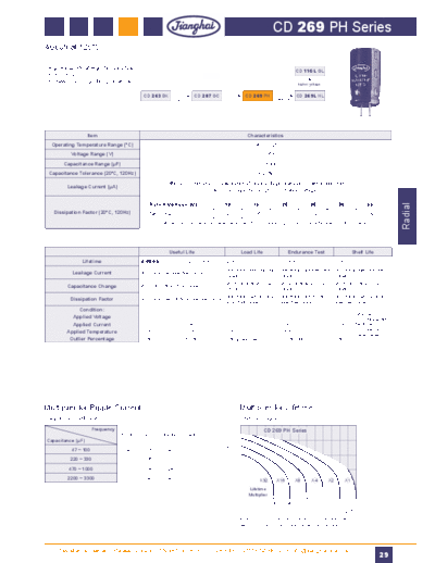 Jianghai [radial thru-hole] PH Series  . Electronic Components Datasheets Passive components capacitors Jianghai Jianghai [radial thru-hole] PH Series.pdf