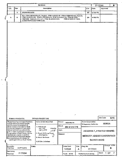 xerox 19790425 Notetaker Memory Address Interface  xerox notetaker schematics 19790425_Notetaker_Memory_Address_Interface.pdf