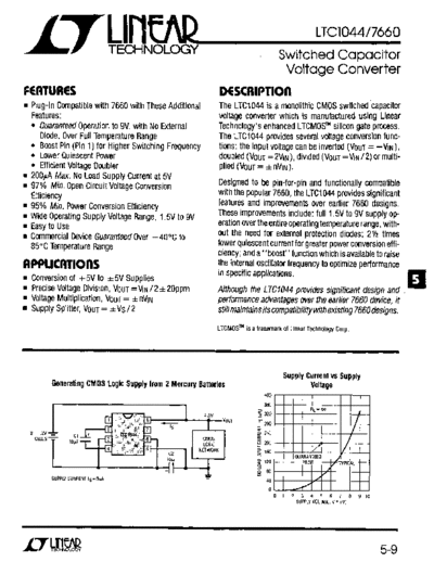 Fluke lt1044  Fluke 5x-2 datasheets lt1044.pdf