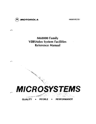 motorola M68KVSF D7 VERSAdosSysFacilities Oct85  motorola 68000 versados M68KVSF_D7_VERSAdosSysFacilities_Oct85.pdf