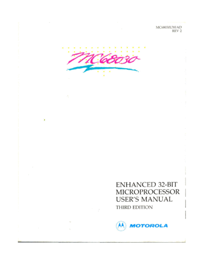 motorola 68030 Users Manual 3ed 1990  motorola 68000 68030_Users_Manual_3ed_1990.pdf