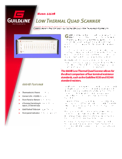 . Various Guildline6664ADatasheet  . Various Guildline Guildline6664ADatasheet.pdf