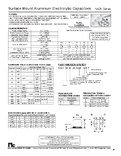 NIC NIC [smd] NAZK Series  . Electronic Components Datasheets Passive components capacitors NIC NIC [smd] NAZK Series.pdf