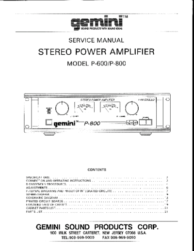 GEMINI hfe gemini p-600 800 service  GEMINI Audio P-600-800 hfe_gemini_p-600_800_service.pdf