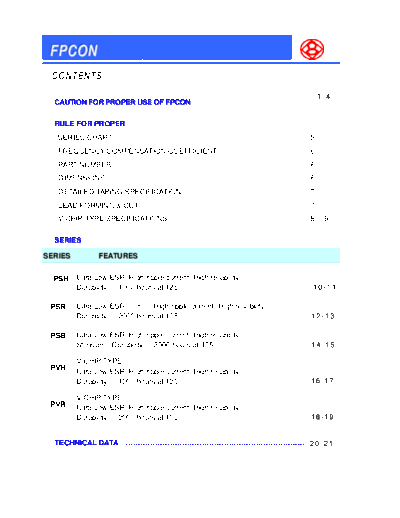 . Electronic Components Datasheets FPCON 2005 Polymer FULL  . Electronic Components Datasheets Passive components capacitors FPCON FPCON 2005 Polymer FULL.pdf