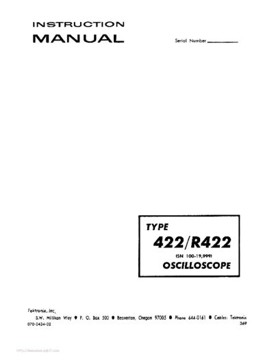 Tektronix 422 r422  Tektronix 422_r422.pdf