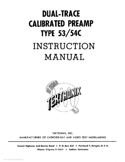 Tektronix 53 54c  Tektronix 53_54c.pdf