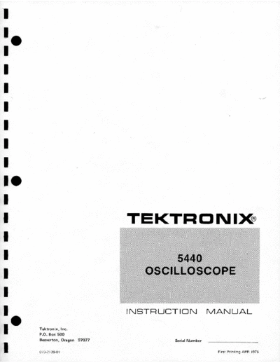 Tektronix 5440  Tektronix 5440.pdf