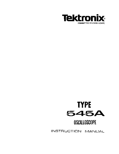 Tektronix 545a  Tektronix 545a.pdf