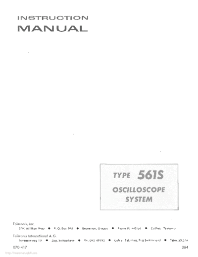 Tektronix 561s  Tektronix 561s.pdf