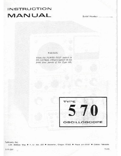 Tektronix 570  Tektronix 570.pdf