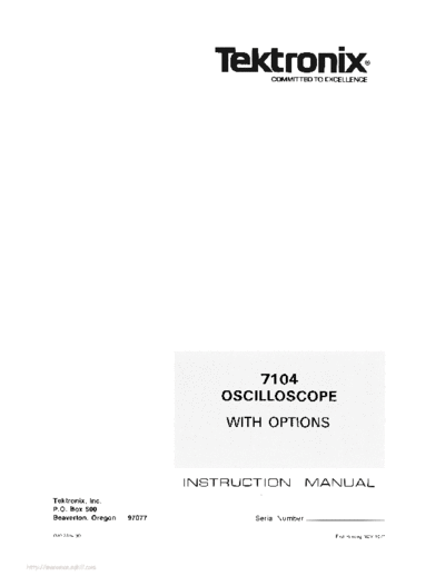 Tektronix 7104  Tektronix 7104.pdf