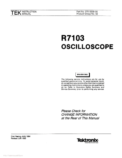 Tektronix 7103  Tektronix 7103.pdf