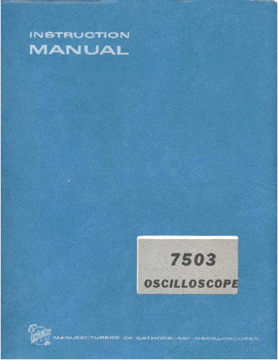 Tektronix 7503 imos  Tektronix 7503_imos.pdf