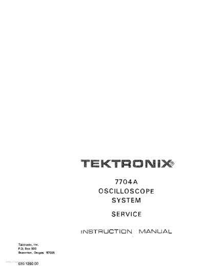 Tektronix 7704a  Tektronix 7704a.pdf