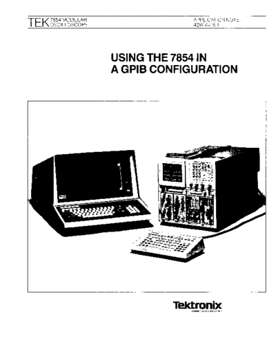 Tektronix 7854-AN-GPIB  Tektronix 7854-AN-GPIB.pdf